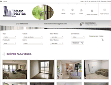 Tablet Screenshot of mariomattosimoveis.com.br